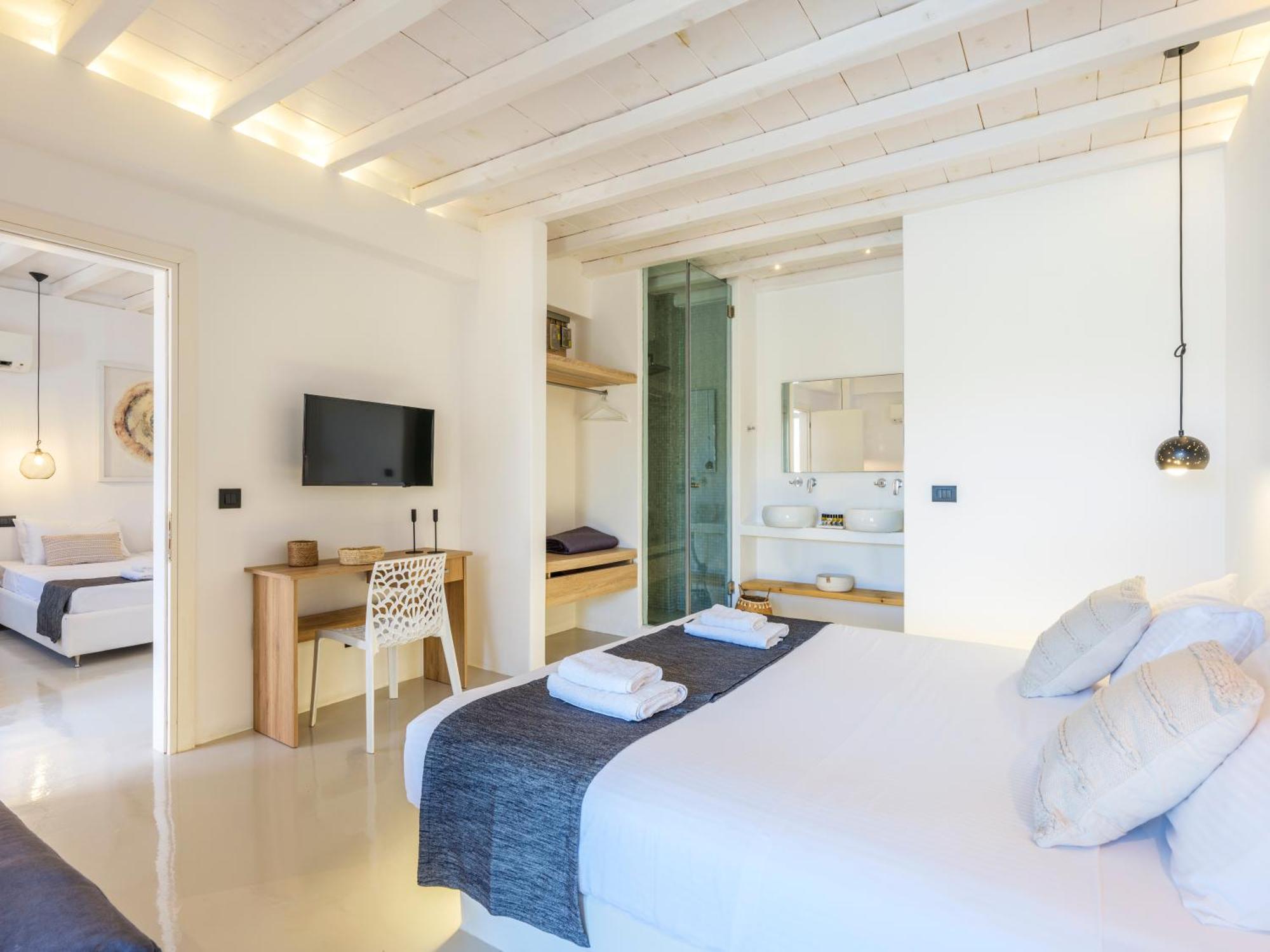 Sea Rock & Sky Private Mykonos Residence Merchia Beach Exterior foto